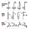 4 Pieces Tap Extension Attachment Aerators for Taps Swivelling 360