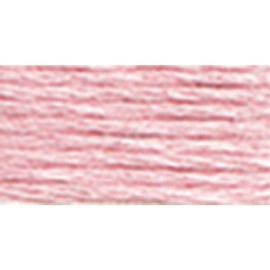 DMC 117-151 Mouline Stranded Cotton Six Strand Embroidery Floss Thread, Light Dusty Rose, 8.7-Yard