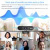 Webcam con micrófono, cámara Web HD 1080p, Full HD 1080P,