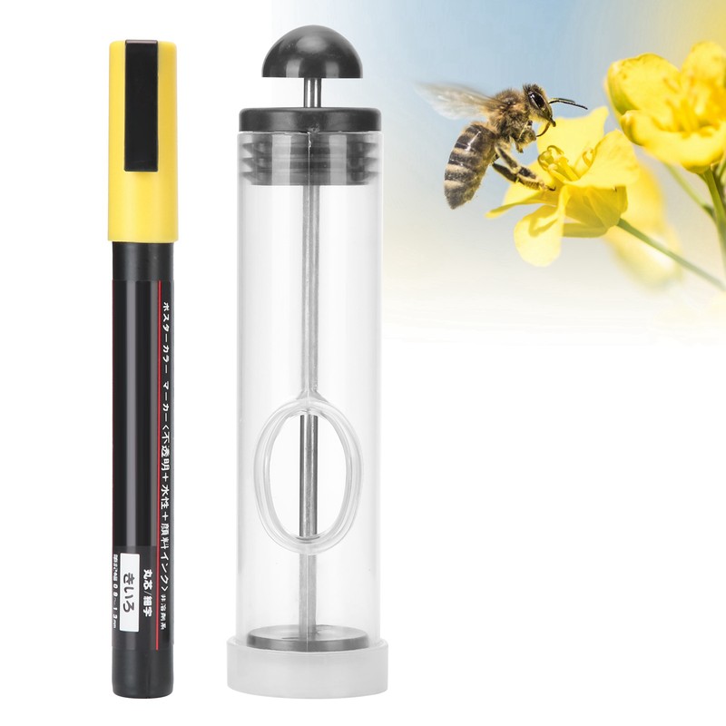 Beekeeping Marking Set Queen Bee Marking Pen Quickdry with Sign