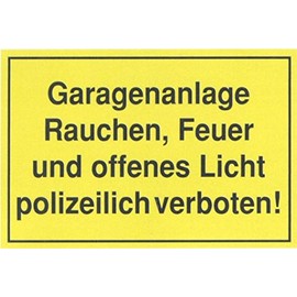 Connex DY220800 "Garage Exterior" Sign 200 x 300 mm Weatherproof