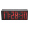 6 Digit Jumbo LED Digital Alarm Calendar Snooze Wall Desk