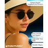grinderPUNCH Classic Retro Sunglasses for Women Men, UV400 Protection Lens