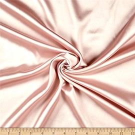 Monaco Stretch Duchess Satin Blush Pink, Fabric by the Yard