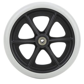 Ruedas delanteras para sillas de ruedas, ruedas antideslizantes de goma de 8 pulgadas Viejas personas discapacitadas Ruedas para sillas de ruedas Accesorio para sillas de ruedas Duradero Larga vida út