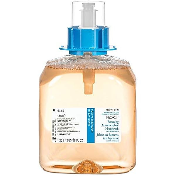 PROVON Foaming Antimicrobial Handwash with Moisturizers, Light Fruit Fragrance, 1250