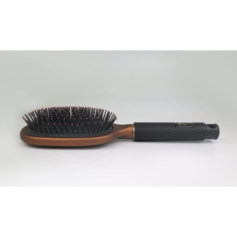 Tredoni Professional Daily Paddle Hairbrush with Rubber Cushion & Flexible