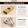 VIVANI 16 Piece Heavy Silverware Set for 4, Forged Stainless