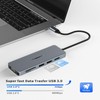 oditton USB C Hub, 9-in-1 USB C Adapter, Dual 4K