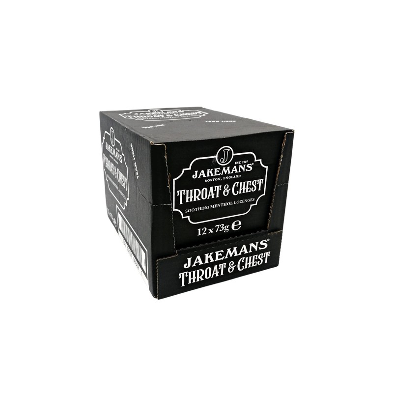 Jakemans Throat & Chest Soothing Menthol Lozenges 73g
