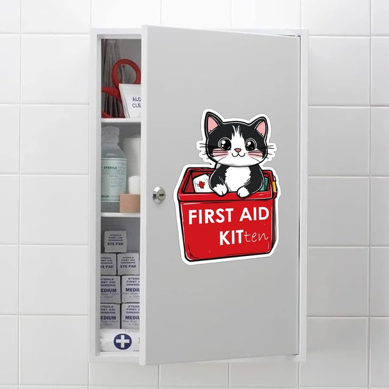 Adorable First Aid Decals (4 Pcs), 4 Inches – Strong