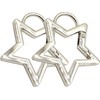 Pack of 2 Star Carabiner Clip, Star Shape Key Ring,