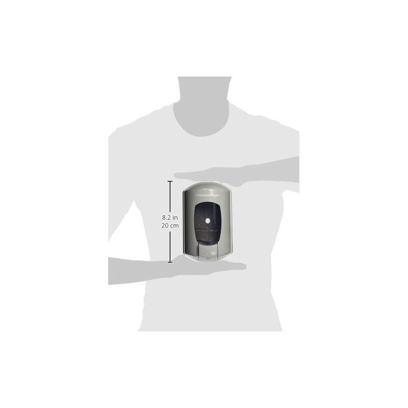 Kimberly-Clark Professional 94237 Jabonera Granel Aitana, color gris.