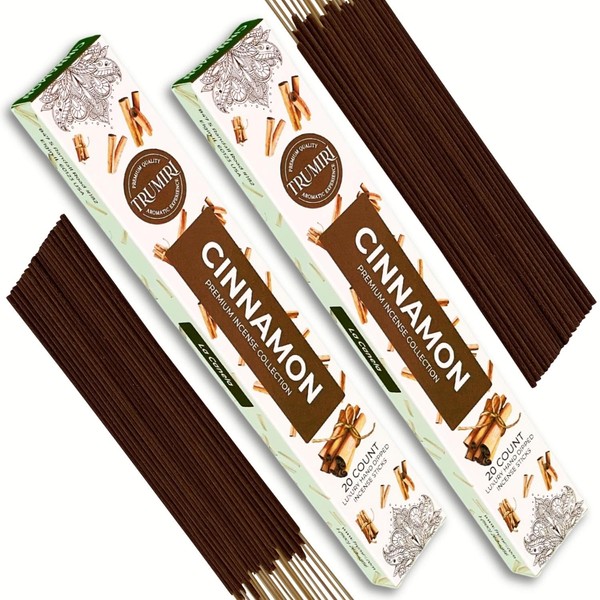 Cinnamon Incense Sticks - Incienso de Canela - Total 40