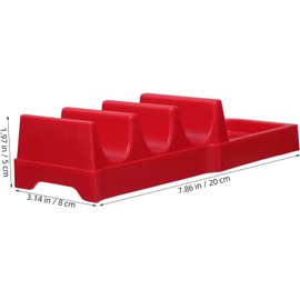 Plato Para Tacos y Tortillas Soporte De Plástico Divisor Para Charcutería Diseño