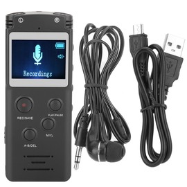 HIFI 8GB Professional Portable Audio Recorder Voice Recorder Support External 64GB TF Card