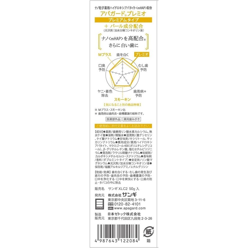 Sangi Apagard Premio 3.7 oz (105 g)