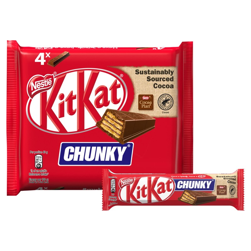 KitKat Chunky, 4 x 40g