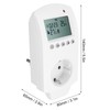Plug‑in Thermostat LCD Programmable Heating Temperature Controller 16A