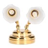 1:12 Doll House Miniature Wall Lamp LED Light Model Toy
