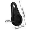 Moicstiy 20 Pcs Tarp Clips, Movable Tarp Tie Down Clips,