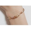 Takumi TAK-31-2 Bead Charm Bracelet II Gold, Wrist Circumference Approx.