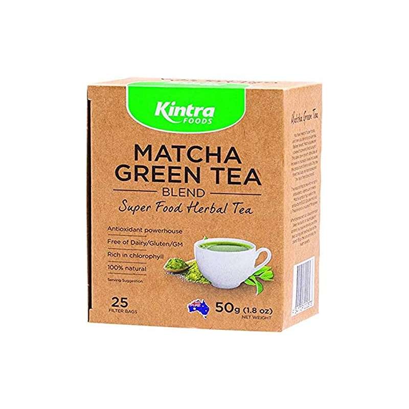 Kintra Foods Matcha Herbal Green Tea 25 Teabags, 50 g