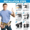 YogePote Heavy Duty Slide Gate Roller Guide with Steel L