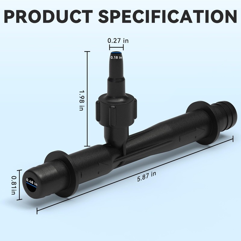 Ozone Venturi Injector Kit: Replacement Spa Ozone Injector Venturi for