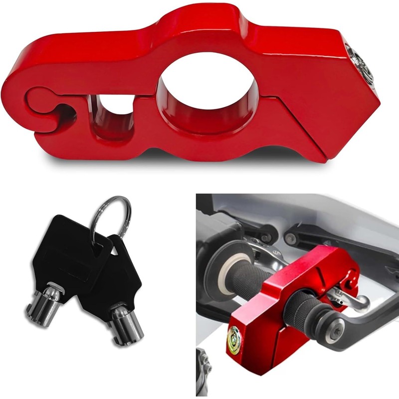 NASSIA Motorcycle Brake Lock Steering Wheel Lock Anti-Theft Universal Disc