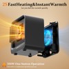 Lerat Space Heater, Portable Mini Heater for Indoor Use, 500W