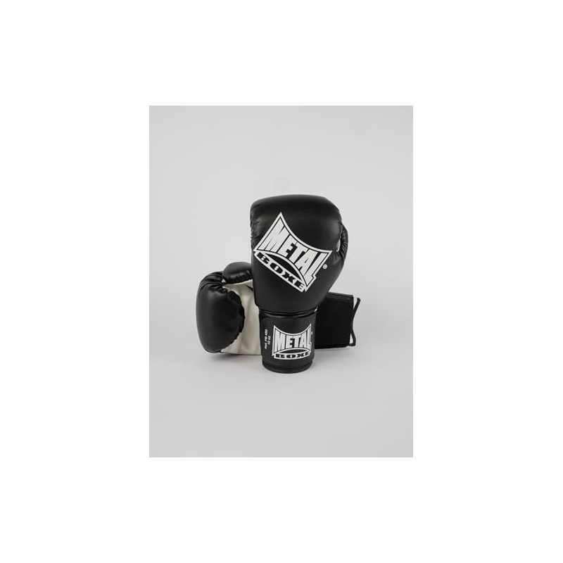 METAL BOXE Boxing Gloves black black Size:10 oz
