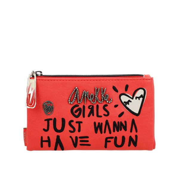 Anekke Women's Purse Large Purse for Women Faux Leather Wallet