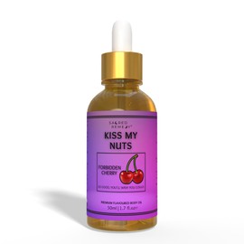 Forbidden Cherry | Premium Moisturising Oil for Men. Get Smoother, Softer, Sweeter Skin & Prevent Chaffing. Non-Greasy Flavoured Formula for Ultimate Comfort [50ml]