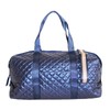Debra Diamond Quilted Collection Weekender - Color: Champagne