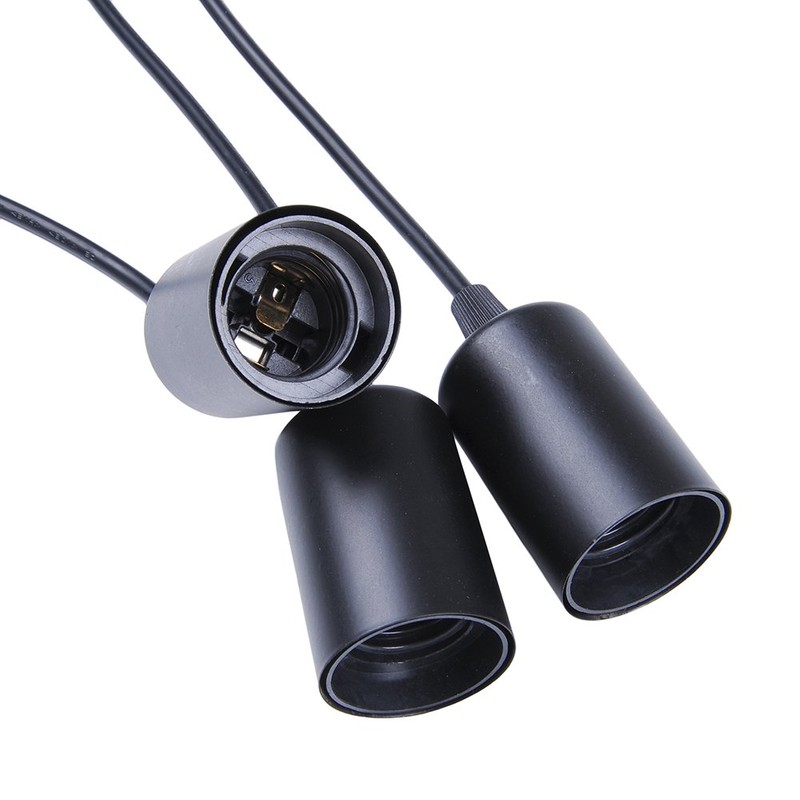 3-head E27 Retro Chandelier Pendant light Vintage Classic Edison Lamp