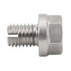 Piggyback Oil Drain Plug Stainless Steel Oversize Self Tapping Oil