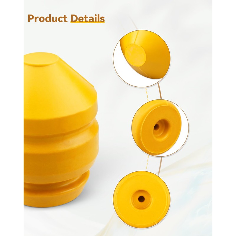 JUWEVAZU 2PCS 52113300AB Front Bump Stops Fit for Dodge Ram