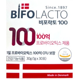 non-polact Biporacto 10 billion lactic acid bacteria probiotics 1g x 30 packets, 1 month supply / 비포락토 100억 유산균 프로바이오틱스 1g x 30포 1개월분