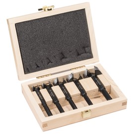 Bosch Professional 5-Piece Forstner Bit Set For Wood, Diameter: 15, 20, 25, 30, 35 mm, Length: 90 mm, Drill Accessory