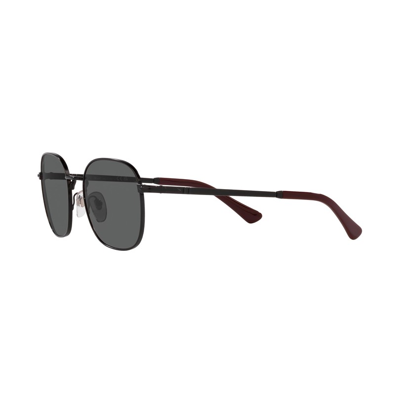 Persol PO1009S Square Sunglasses, Black/Dark Grey, 52 mm