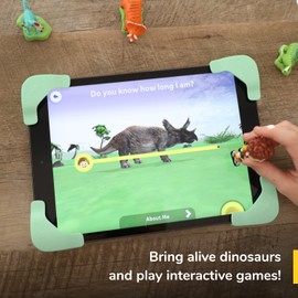 PlayShifu Interactive Dinosaur Toys - Tacto Dino (Dinosaur Figures Kit + App) Story-Based Dinosaur Toys for Kids 3-5 | STEM Toys for 3 4 5 6 Year Old Birthday Gifts (Tablet not Included)