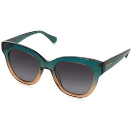 HAWKERS Audrey Sunglasses for Men and Women, Green Champagne