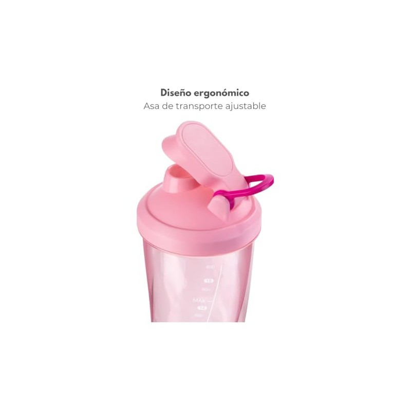Vaso Shaker Mezclador De Proteina Electrico (Azul)