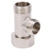 7/8 Brass T Adapter Shower Head Three Connector Valve for