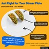 Ceramic Taco Holder (Green - 2 Pack, Taco Shells -