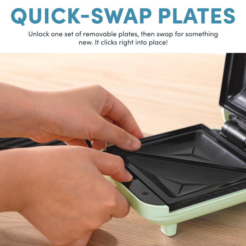 AROMA® 3-in-1 Panini Press, Sandwich Grill, and Waffle Maker with