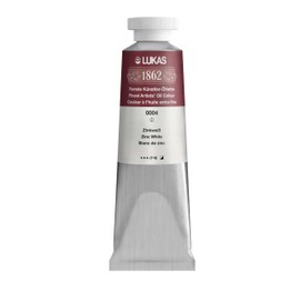 LUKAS 1862 Artists' Oil Paint Master Quality German Engineered Oil-Based Art Paints - 37ml Single Tubes - [Zinc White]