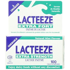 Lacteeze Extra Strength Lacteeze Extra Strength Lactase Enzyme 100-Count