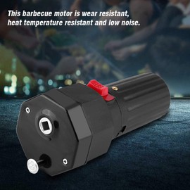 Fdit 1.5V Barbecue Rotisserie Motor Electric BBQ Grill Motor Roast Bracket Accessory Battery Operated Black